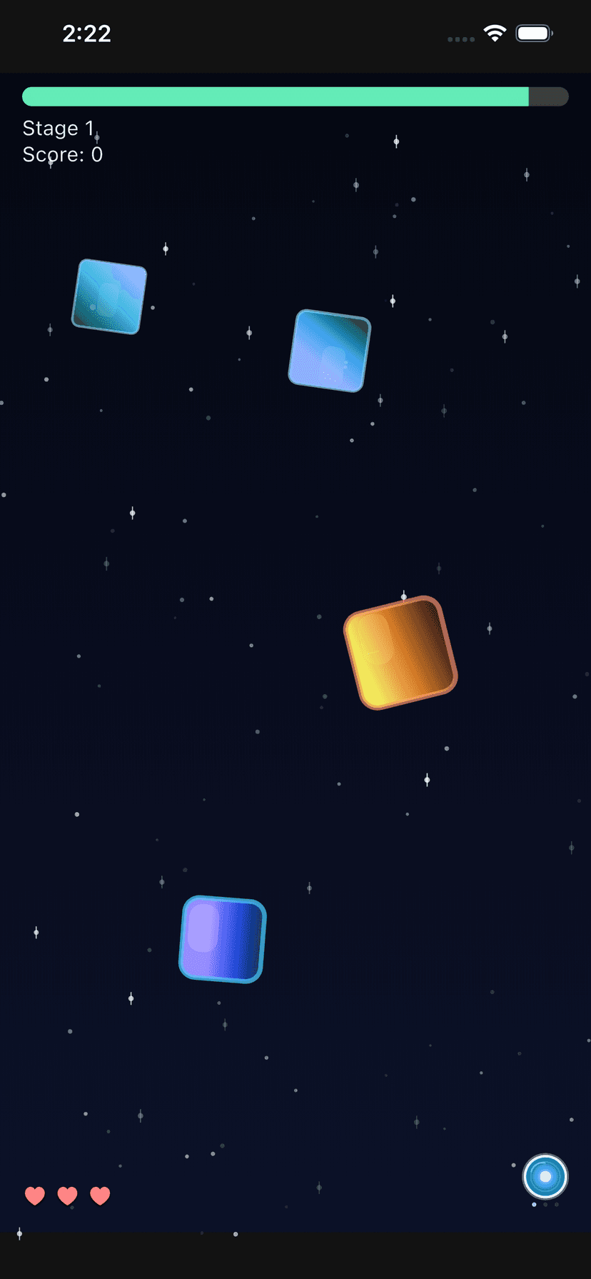 Red Blue arcade gameplay screenshot 2