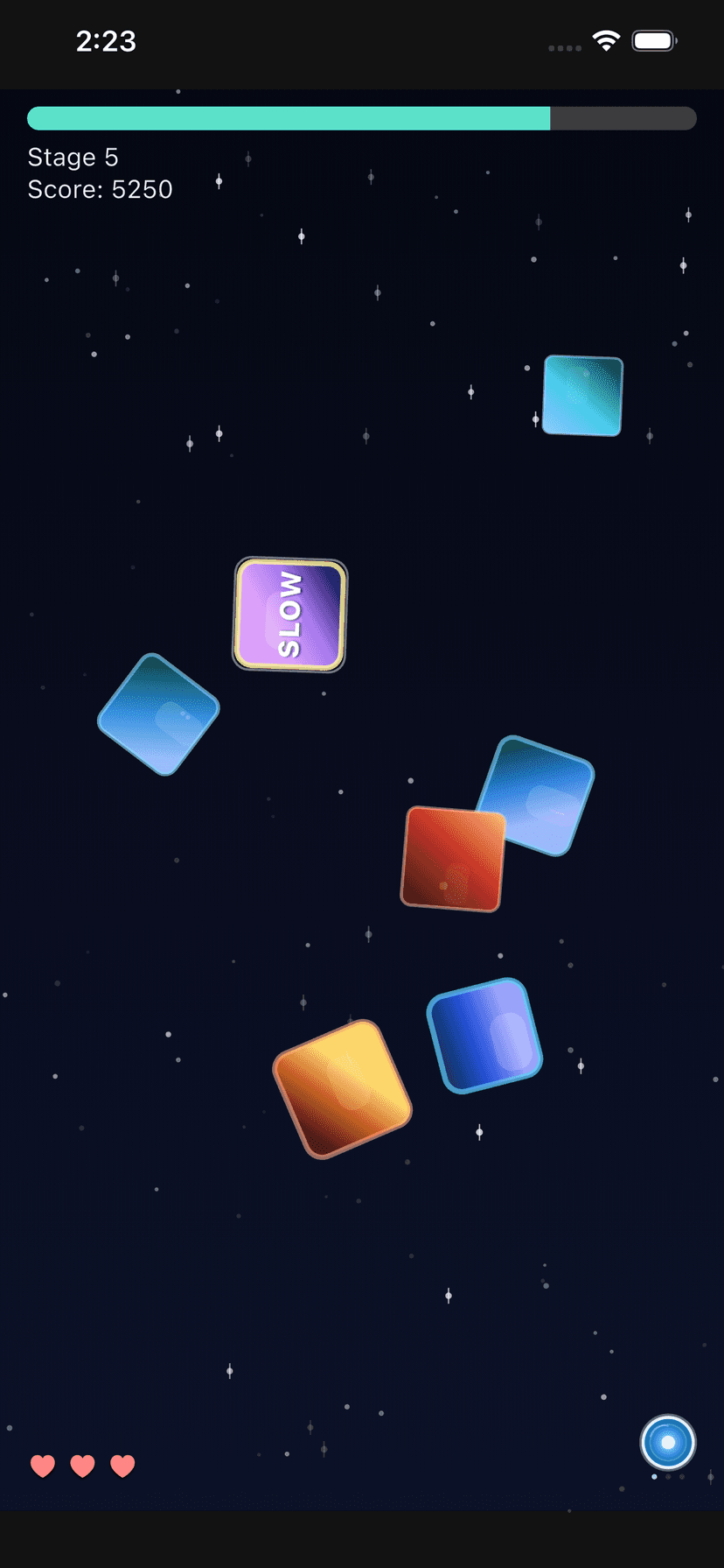 Red Blue arcade gameplay screenshot 3